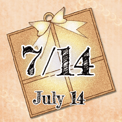 7月14日記念日BIGスタンプ