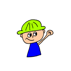 キャンプ好きなぼうしくん