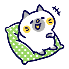 みんなで使える！にゃんこスタンプ 3匹目