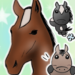 お馬スタンプ