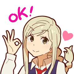 スクストスタンプ 女の子編その１