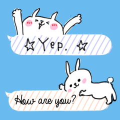 動く! 吹き出し 英会話アニマルちゃん