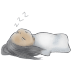 ねむねむ太郎はまったり寝てますスタンプ