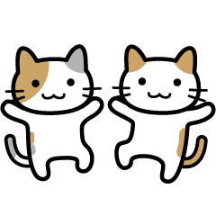いつも一緒（ねこ）