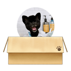 スタンプ買ってワン