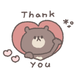感謝を伝える◎ちびっこくまさん #1