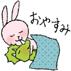 ピンクなうさぎ（日常）