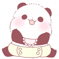 ゆるりんぱんだがあかちゃん。
