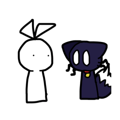 クロネコラックとワトのスタンプ