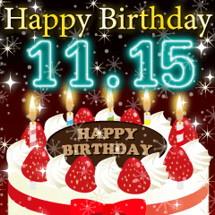 11月上旬❤️日付入❤️誕生日おめでとう❣️