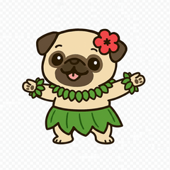 パグ　フラダンス