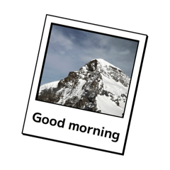 おはよう、スイスアルプス