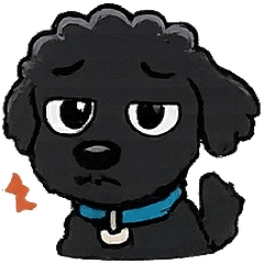 くろまるトイプースタンプ