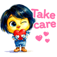 Out Of The Nest : Watercolor Style