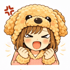 もこ犬ちゃんのゆる日常スタンプ2