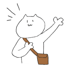 スタイリストにゃんこ（業界人スタンプ）