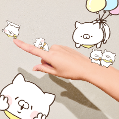 写真に貼る！こどもにゃんこ