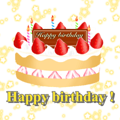 誕生日おめでとう系を詰め込んだスタンプ