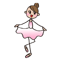 表情豊かなバレリーナさん