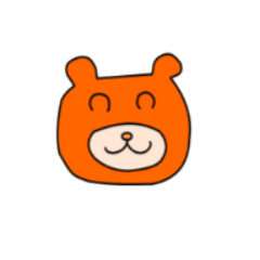 シンプルなクマさん