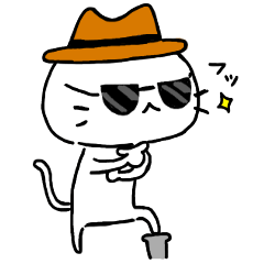 白いねこの男の子