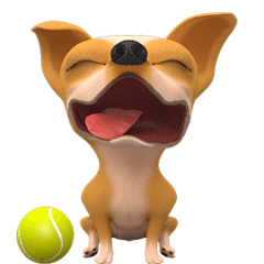 ブロンドの 子犬 "愛 (情熱)