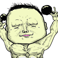 家族や幼い子のスタンプ