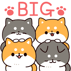 大きくて見やすい♪お返事シバイヌくん 8