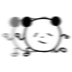 ぱんだみたいなぱんだ。