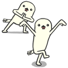 冬毛の真っ白なシマエナの日常03 Help LOVE