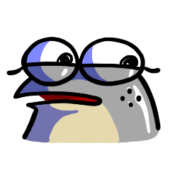 りびっと！ウザいカエルのスタンプ