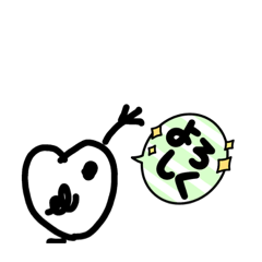 手書きのミジンコ