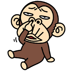 イラッとお猿さん★よく使う言葉（繁体字）