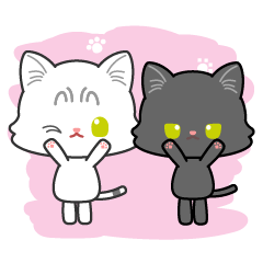 フワっとねこちゃんジトっとねこちゃん