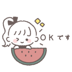 ポニテGIRL◎夏&梅雨のあいさつ 2