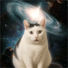 飛び出す！宇宙猫