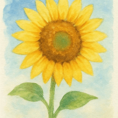 夏を感じる水彩画シリーズ