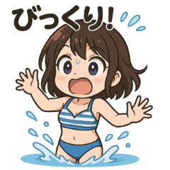 かわいい妹キャラ　夏バージョン