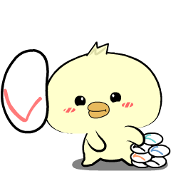 Adorable Chick 20 : Pop-up stickers