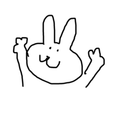 白いうさぎどし