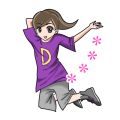 ダンス部女子ポーズで一言