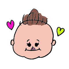 赤ちゃんのスタンプ