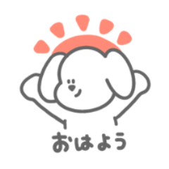 白いわんこ 日常