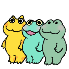 カエルのタピちゃんと仲間たち