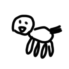 みやこさんのお絵描き動物スタンプ