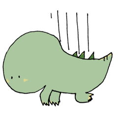 きょうりゅうくん達の日常スタンプ3