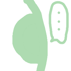 優しい宇宙人のスタンプ