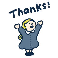 女の子スタンプ -敬語mix編1-