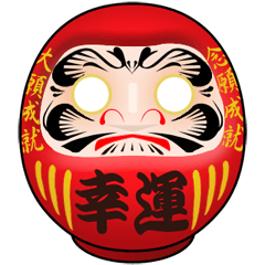 だるまの置物 3