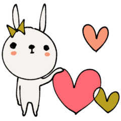 mottoの伝えるうさぎ〜ハートを添えて♡